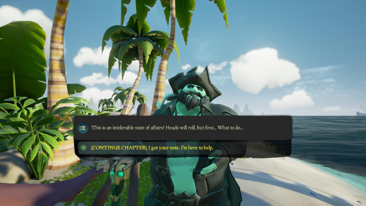 Sail to N13 and speak to The Pirate Lord