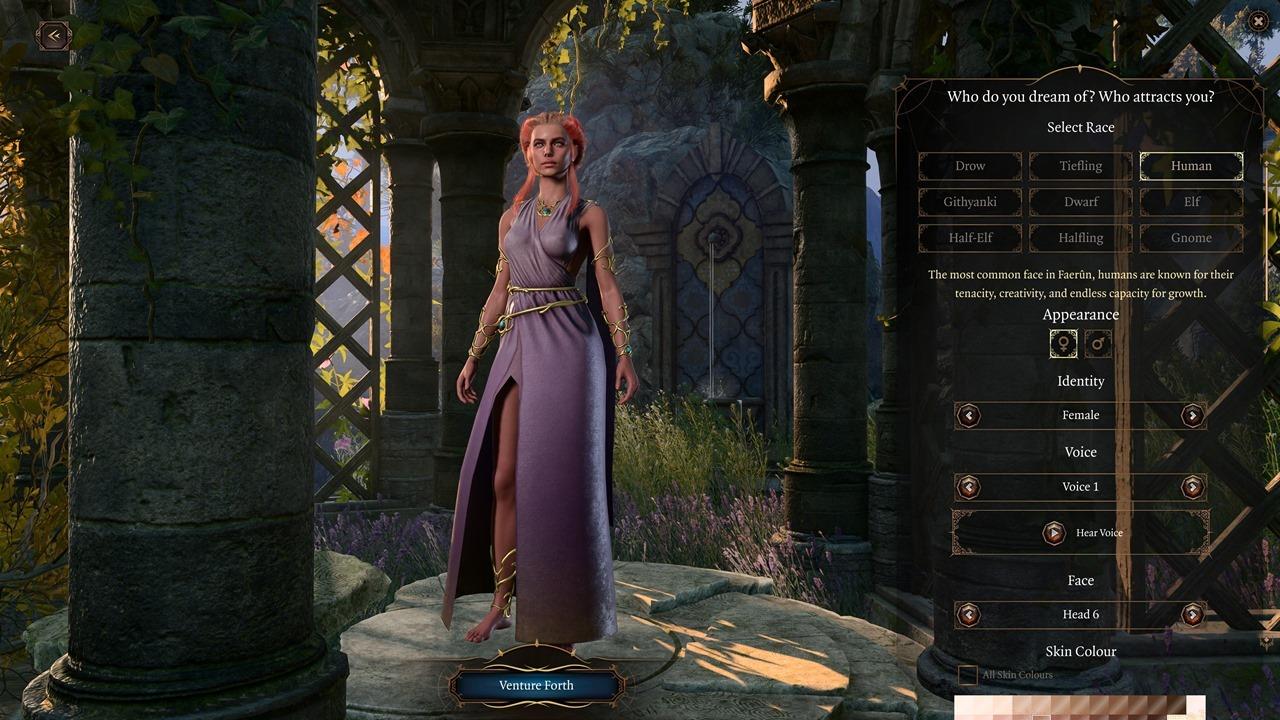 After creating your character, you'll be able to select the appearance of your Dreamlover.