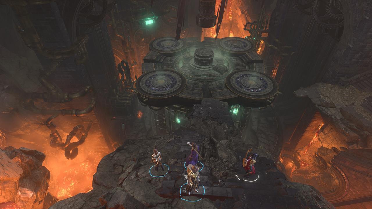 Strategic character placement is crucial when engaging Grym at the Adamantine Forge.