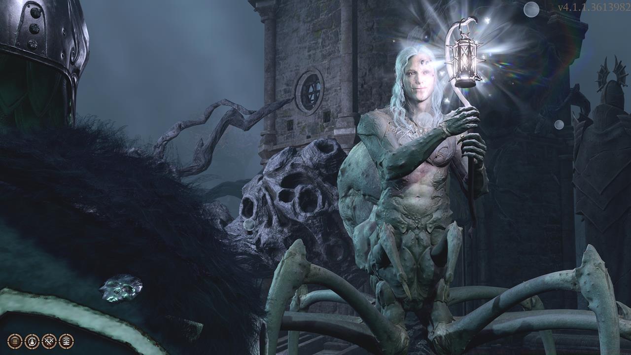 The Drider Kar'niss carries a Moonlantern. You have to stay within its aura if you want to keep yourself alive.