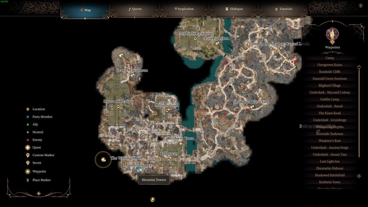 The location of the House of Healing