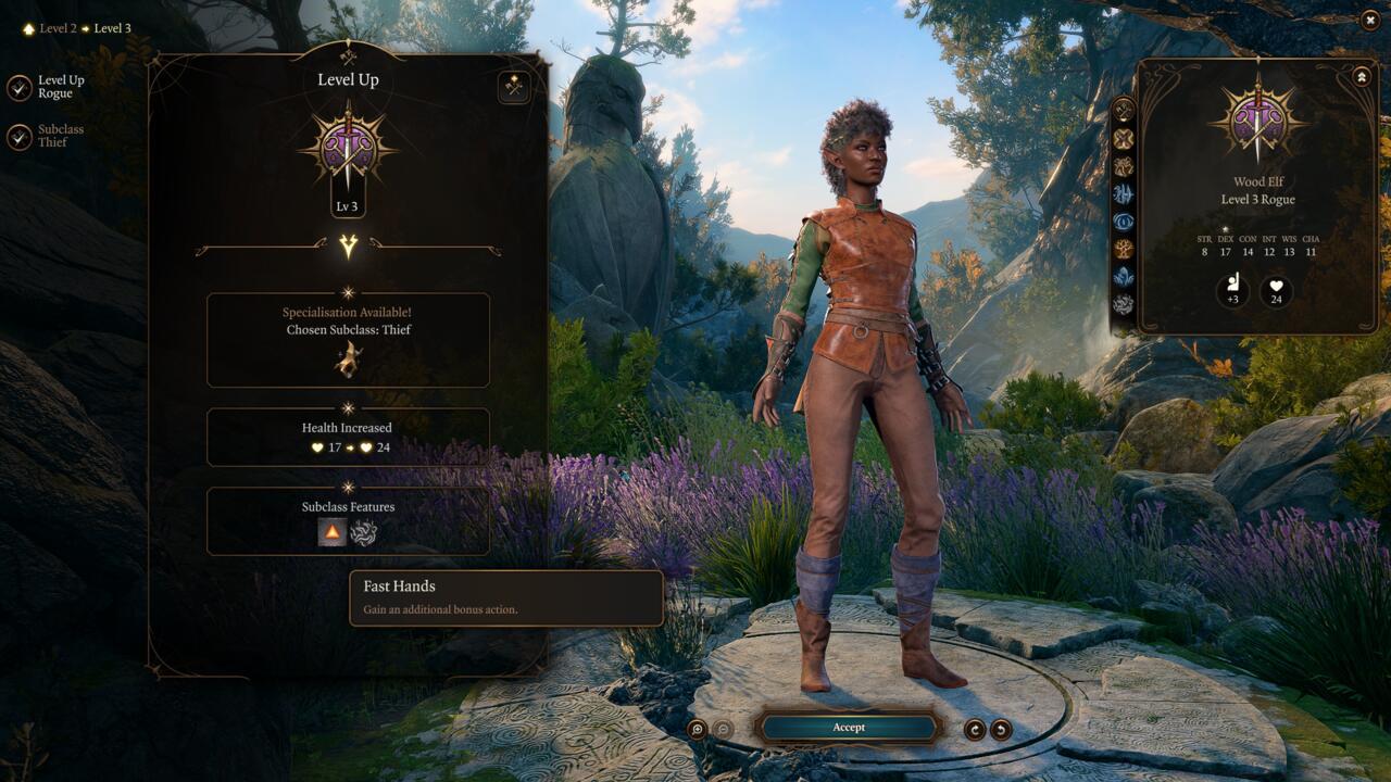 The Rogue's Thief subclass gives you an extra Bonus Action.