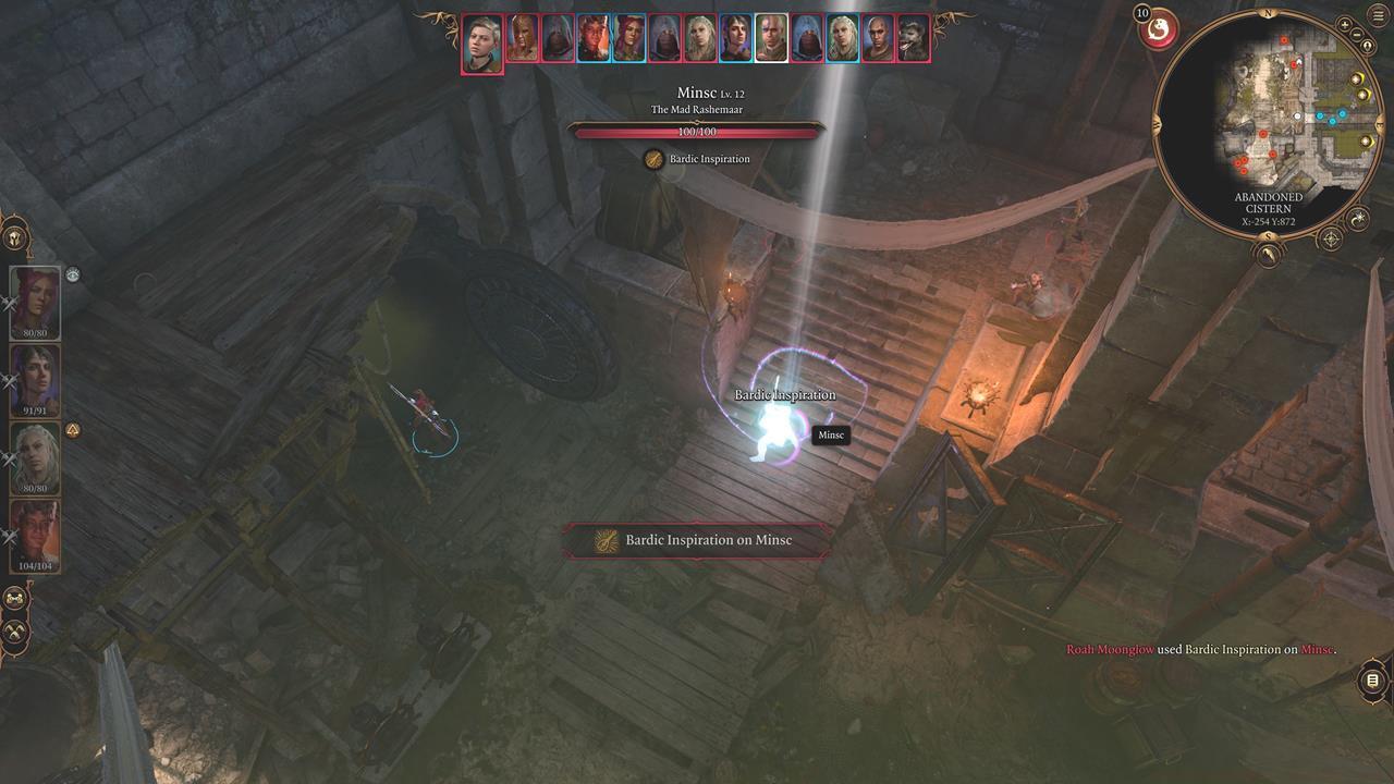 Watch out for the enemies, and make sure you down Minsc with a non-lethal attack.