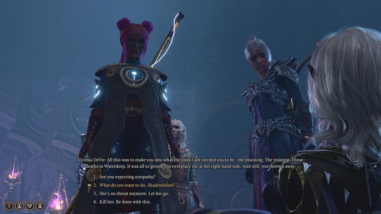 Shadowheart doesn't really care about what happens to Viconia after the battle.