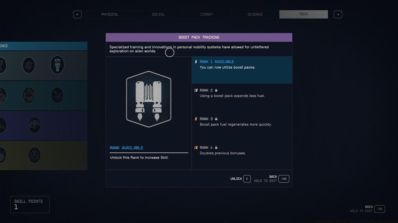 The Boost Pack Training perk is absolutely necessary.