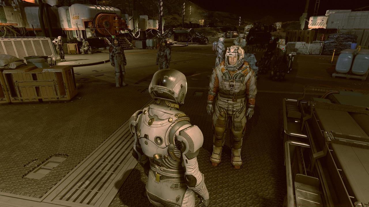 We found Barrett, Lin, and Heller in the same area, but only Barrett had dialogue.