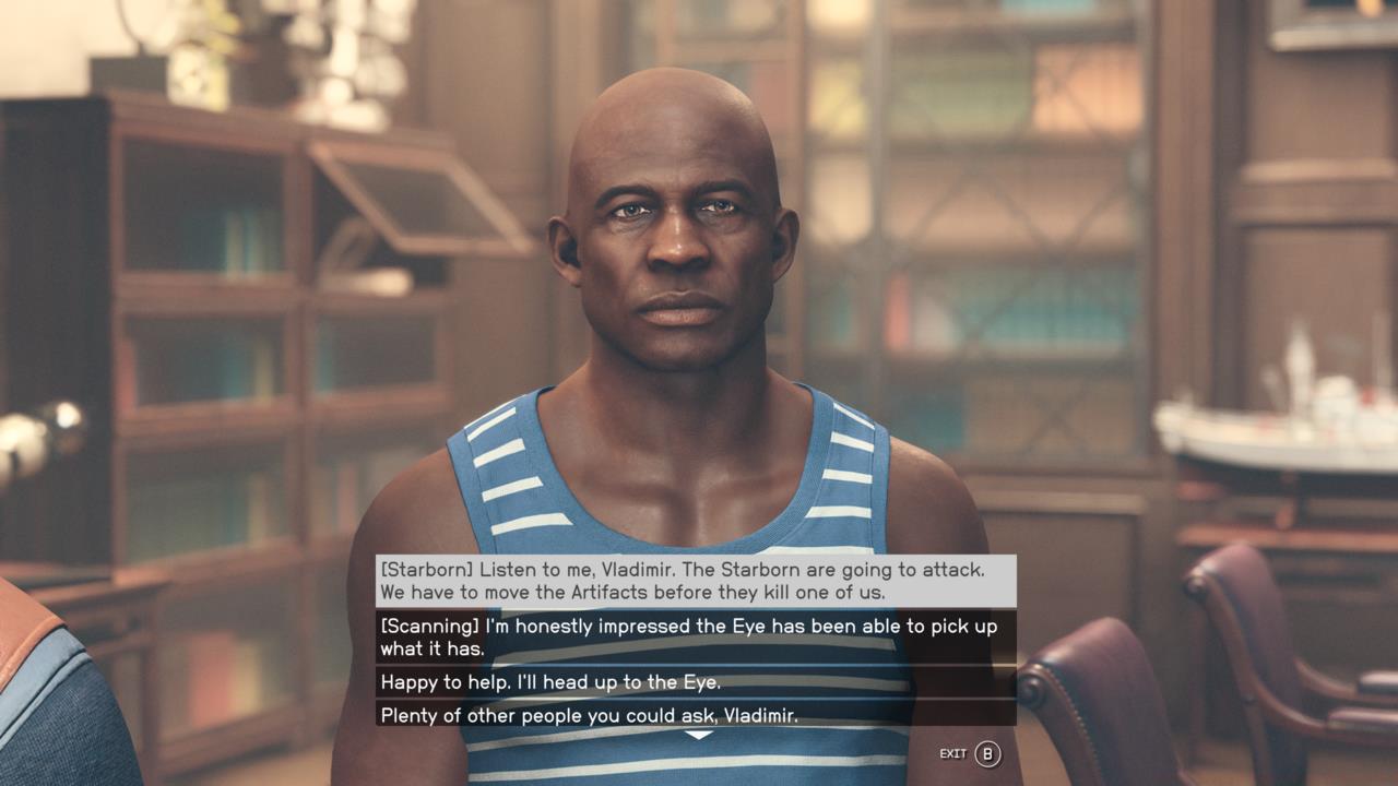 Convince Vlad to move the Artifacts and all of Constellation will live to see the end of it.