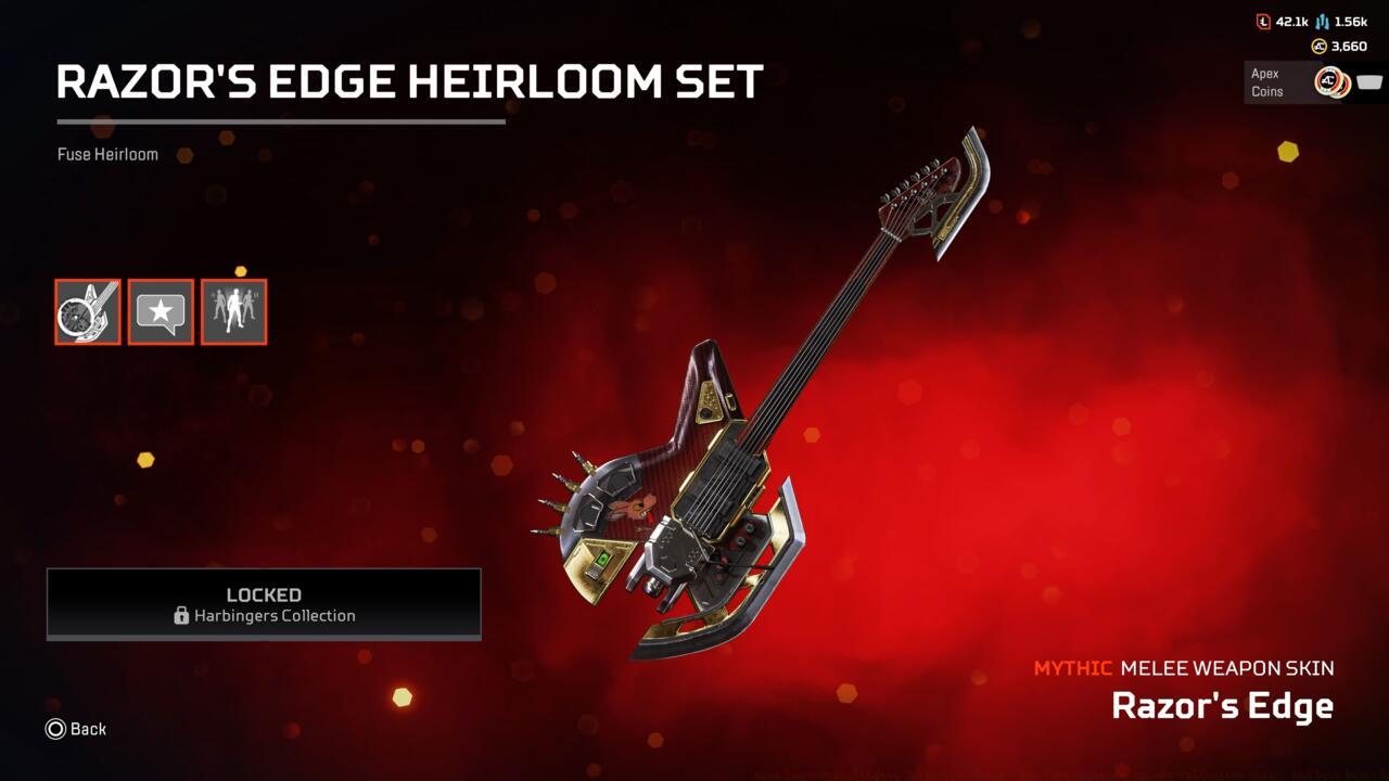 Fuse's Razor's Edge Heirloom Set