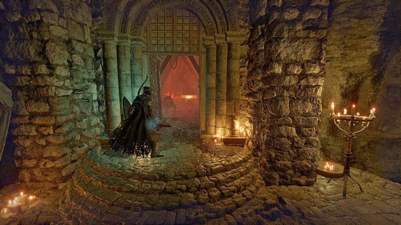 You can also open a small room in the Sacred Resonance's arena by using the key.