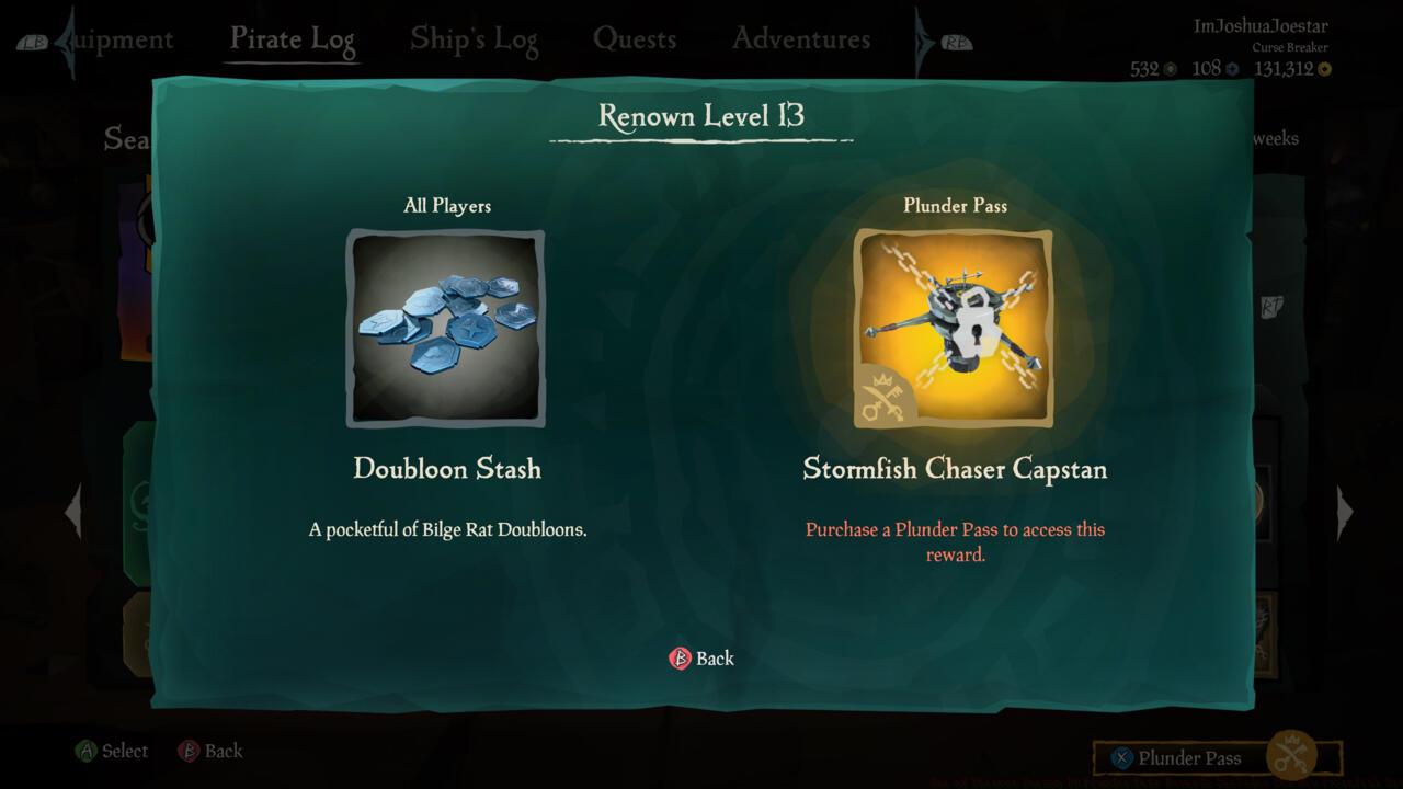 Stormfish Chaser Capstan  (Plunder Pass)