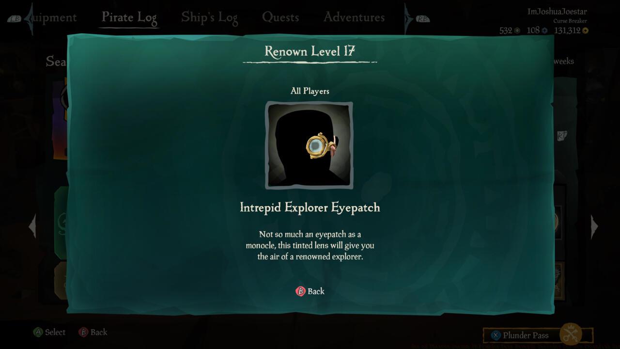 Intrepid Explorer Eyepatch