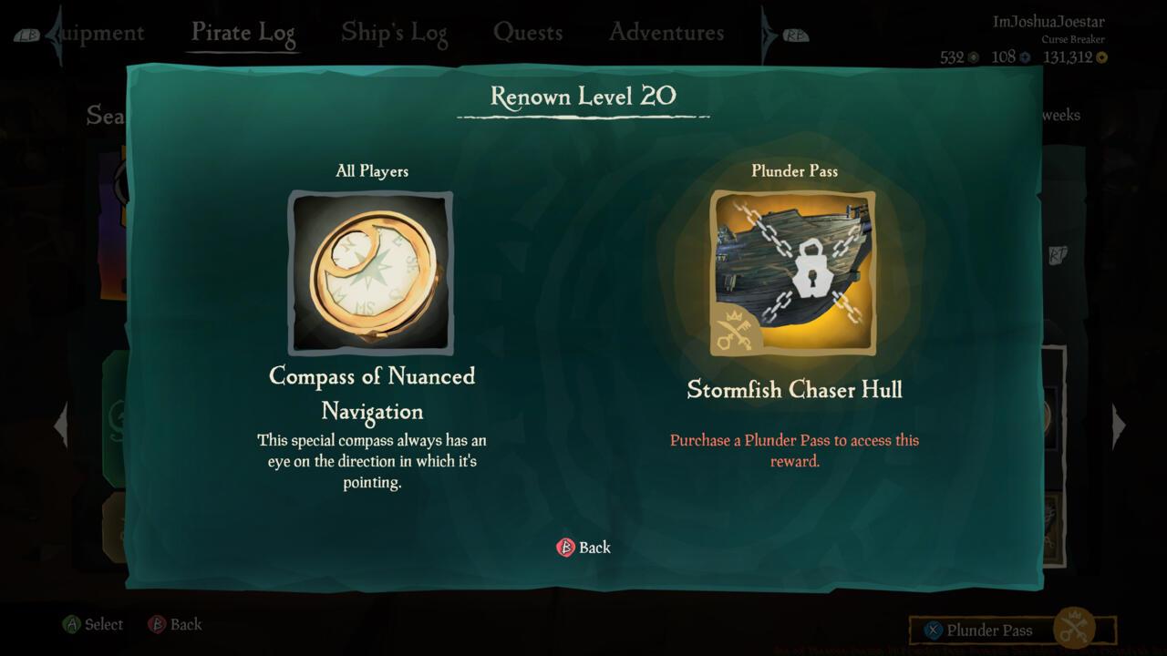 Compass of Nuanced Navigation - Stormfish Chaser Hull (Plunder Pass)