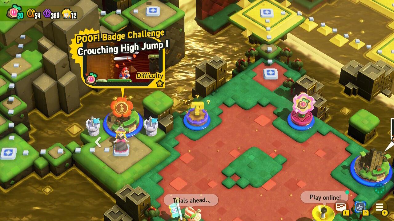 Crouching High Jump - Badge Challenge (Shining Falls)