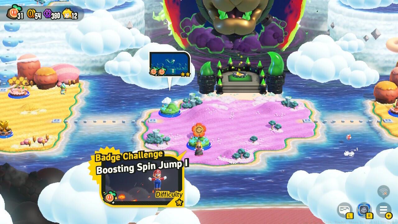 Boosting Spin Jump - Badge Challenge (Petal Isles)
