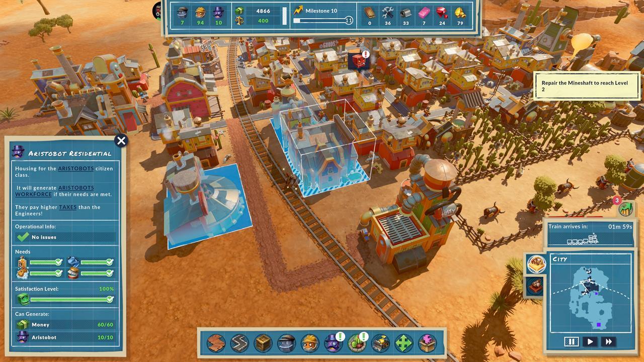 You have to decide when it's the best time to upgrade to a higher tier. Be mindful of instances when factories or farms might cease to function.