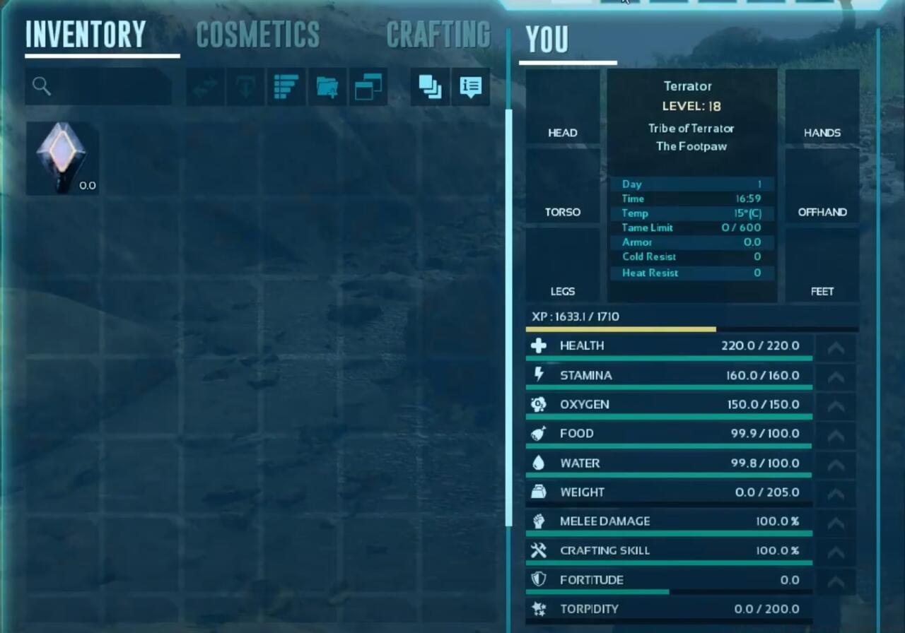 The stats screen offers different ways to progress your character. 
