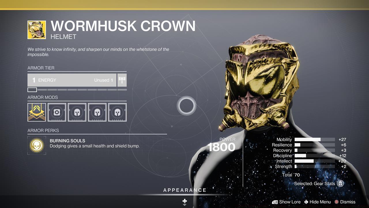 Wormhusk Crown