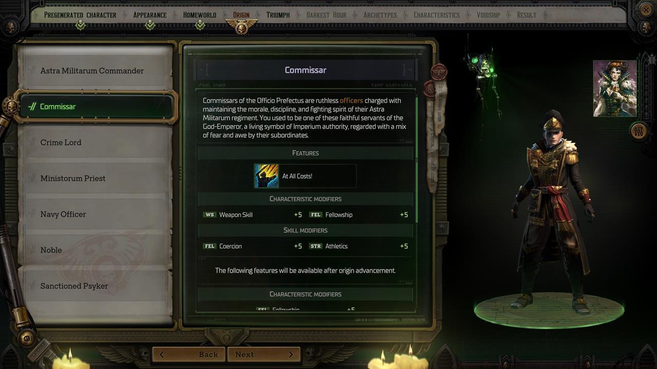 Commissars offer unrivaled boons for those who prefer a supporting role in combat.