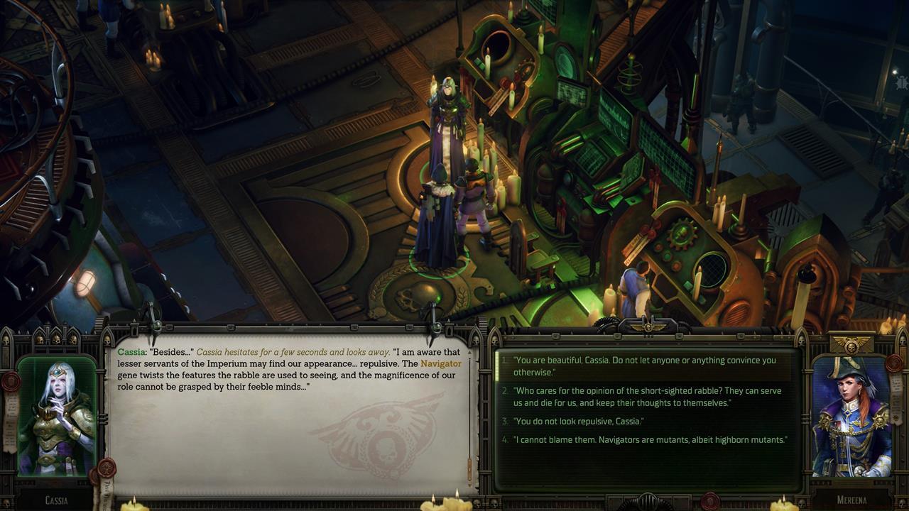 Telling Cassia that she's beautiful is the first step to romancing her.