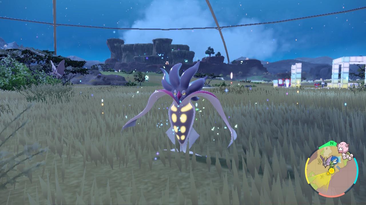 Inkay evolves into Malamar, if you hold your Switch upside down.