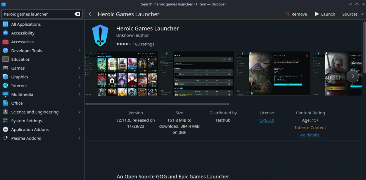 Heroic Games Launcher