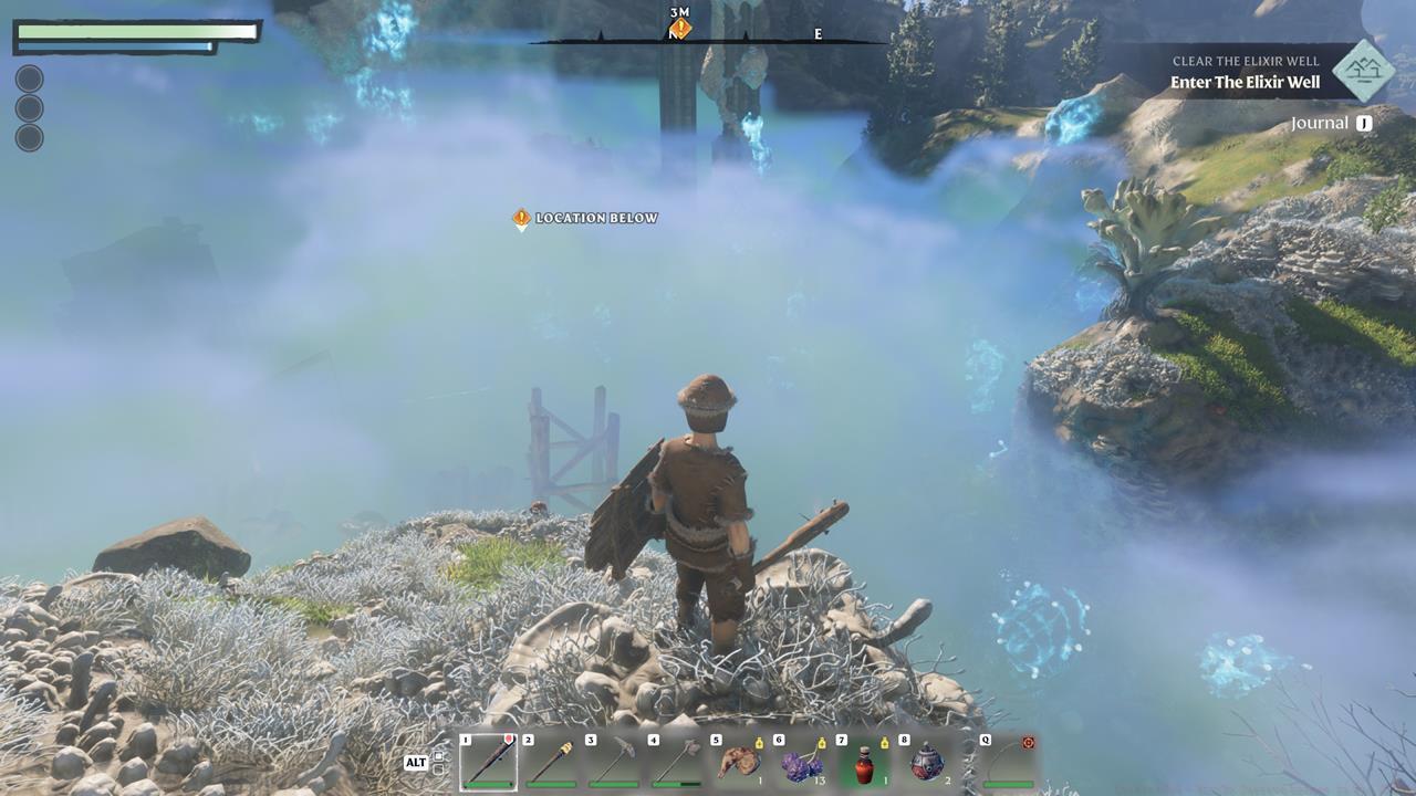 The thick fog known as the Shroud will kill your character eventually.