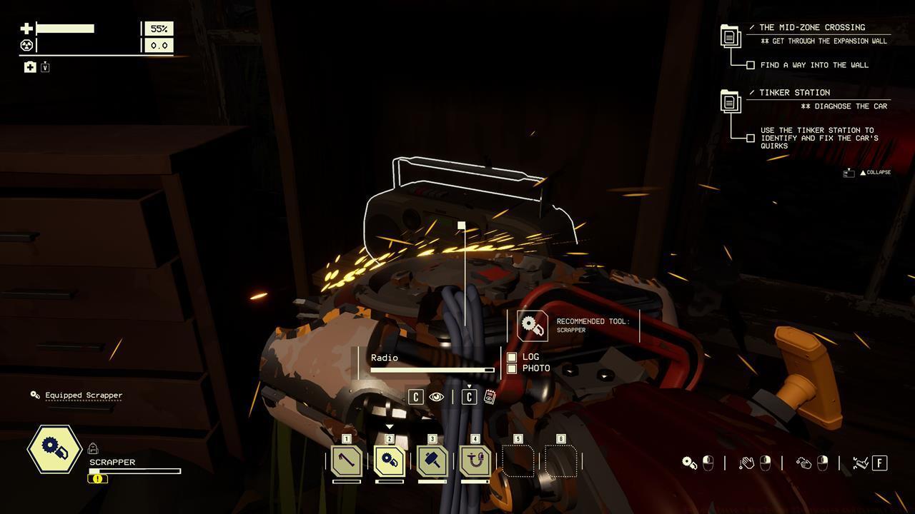 Use the Scrapper to turn appliances into much-needed materials.