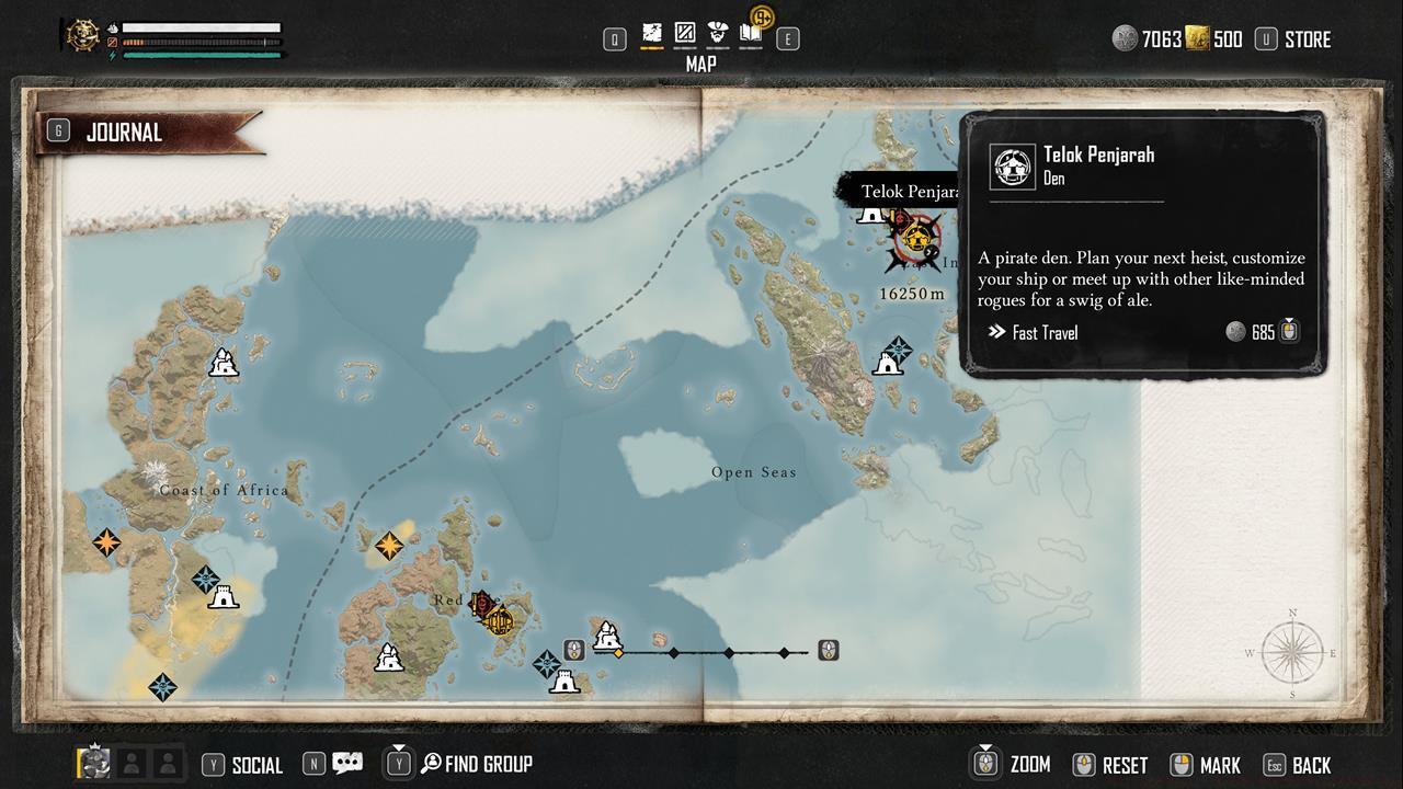 A map showing the location of the Padewakang blueprint.