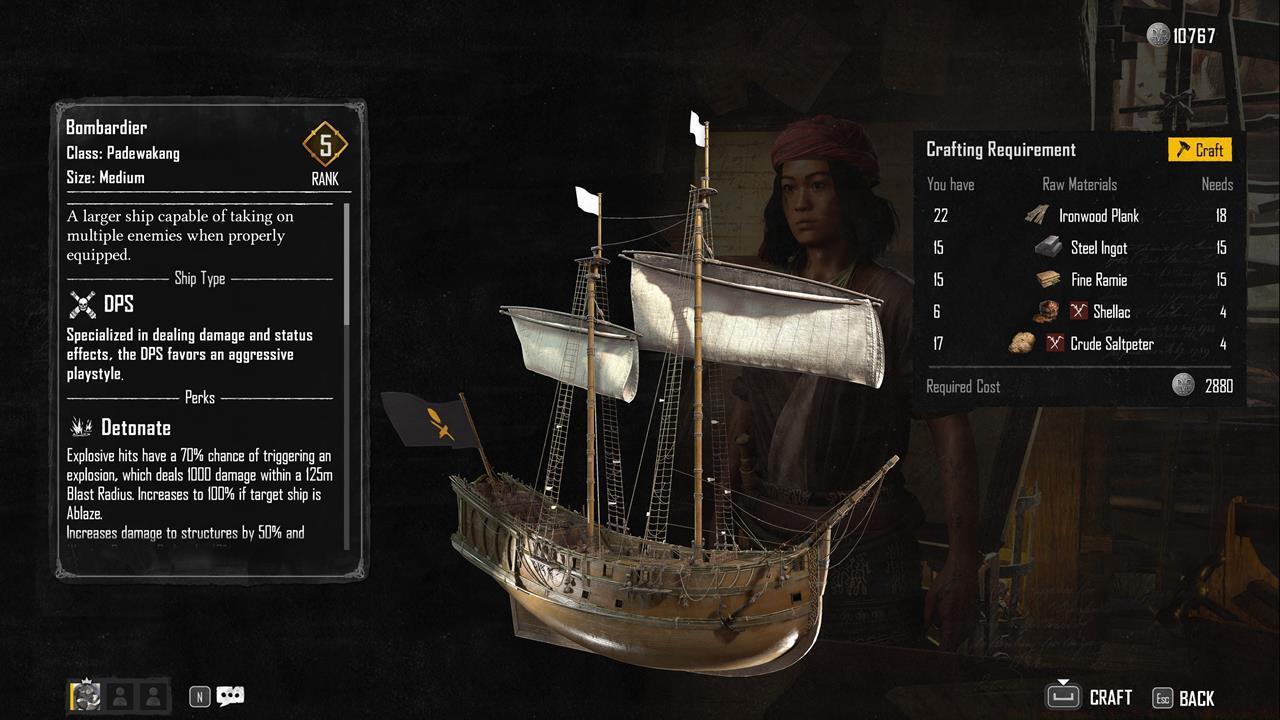 The Padewakang will last you all the way to the later portion of  the game.