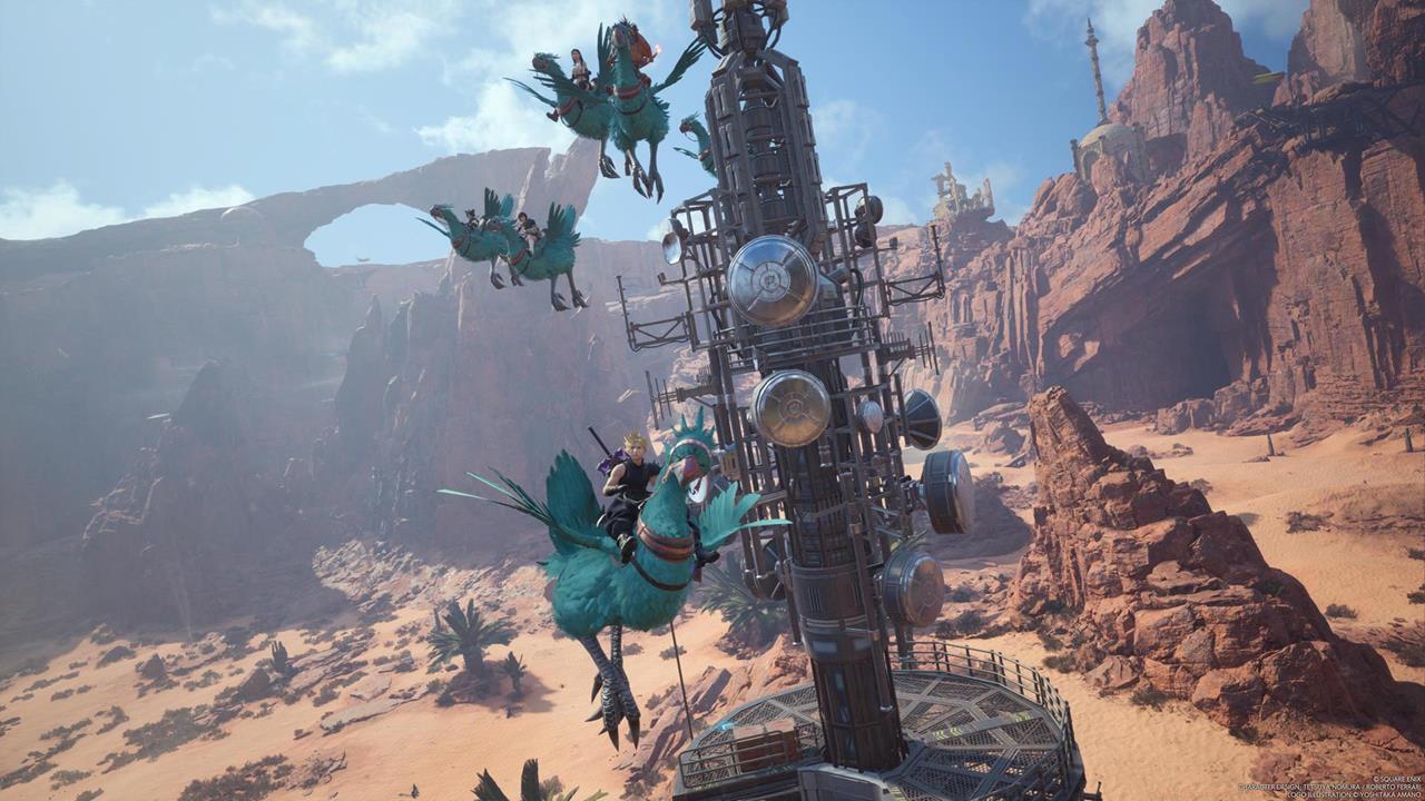 Aponi: The Teal Chocobo of Cosmo Canyon