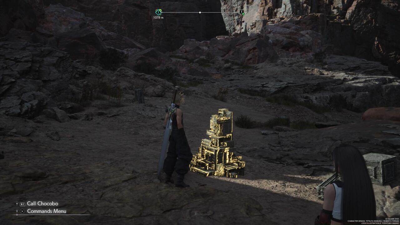 A glowing guidestone for a Titan summon crystal.