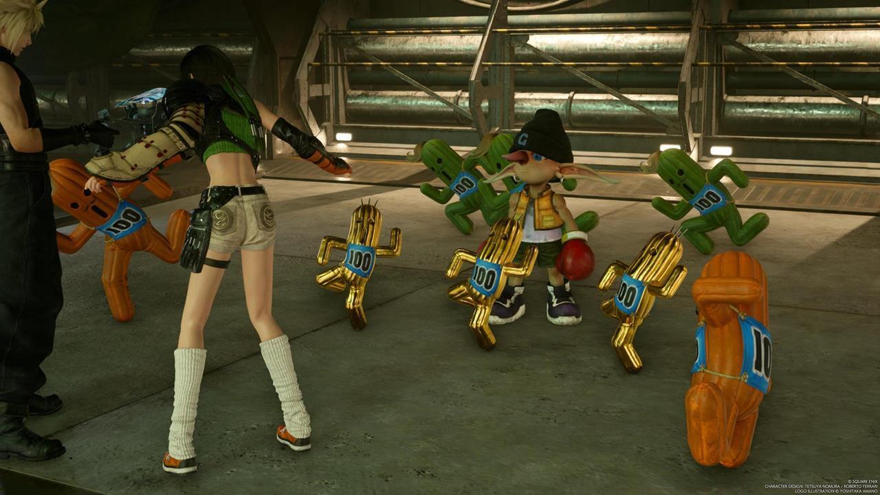 You've got more Cactuars to beat up as Yuffie.