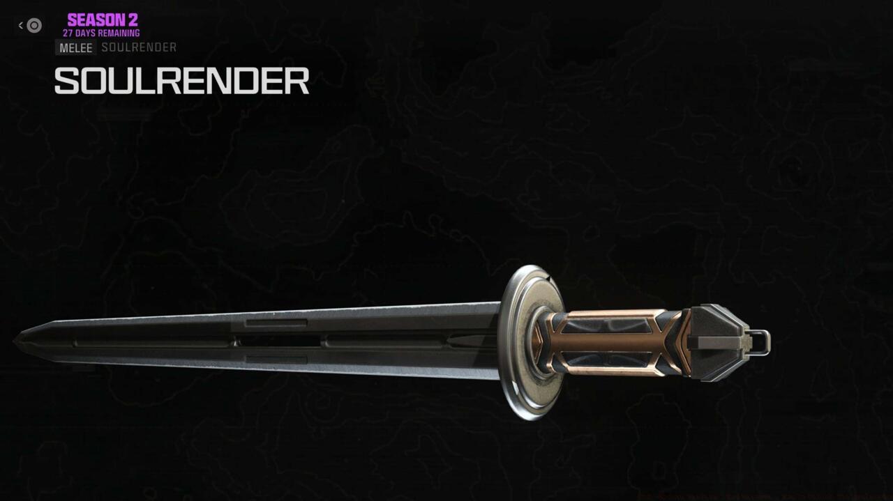 Soulrender melee weapon