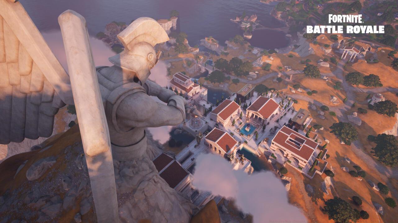 Pictured: the view from atop Mount Olympus