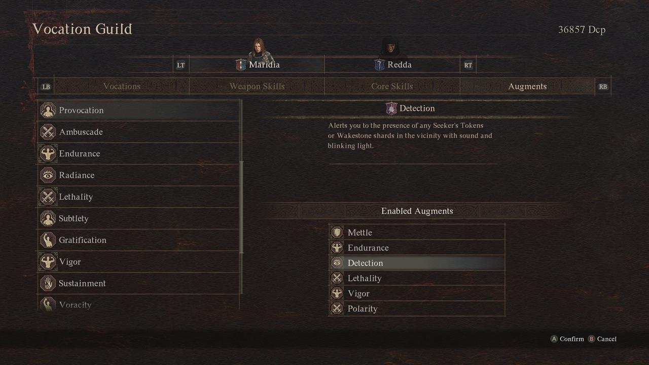 You can equip the Detection augment regardless of class (once you've spent discipline to purchase it).
