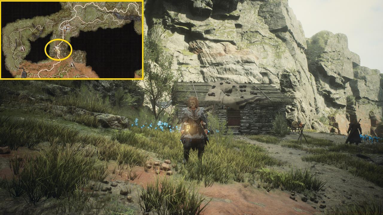 Beren's house is just a short distance away from the Checkpoint Rest Town gate.