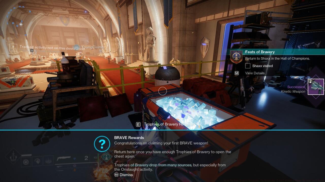 The Brave chest near Shaxx is a good option if you don't mind random rolls.