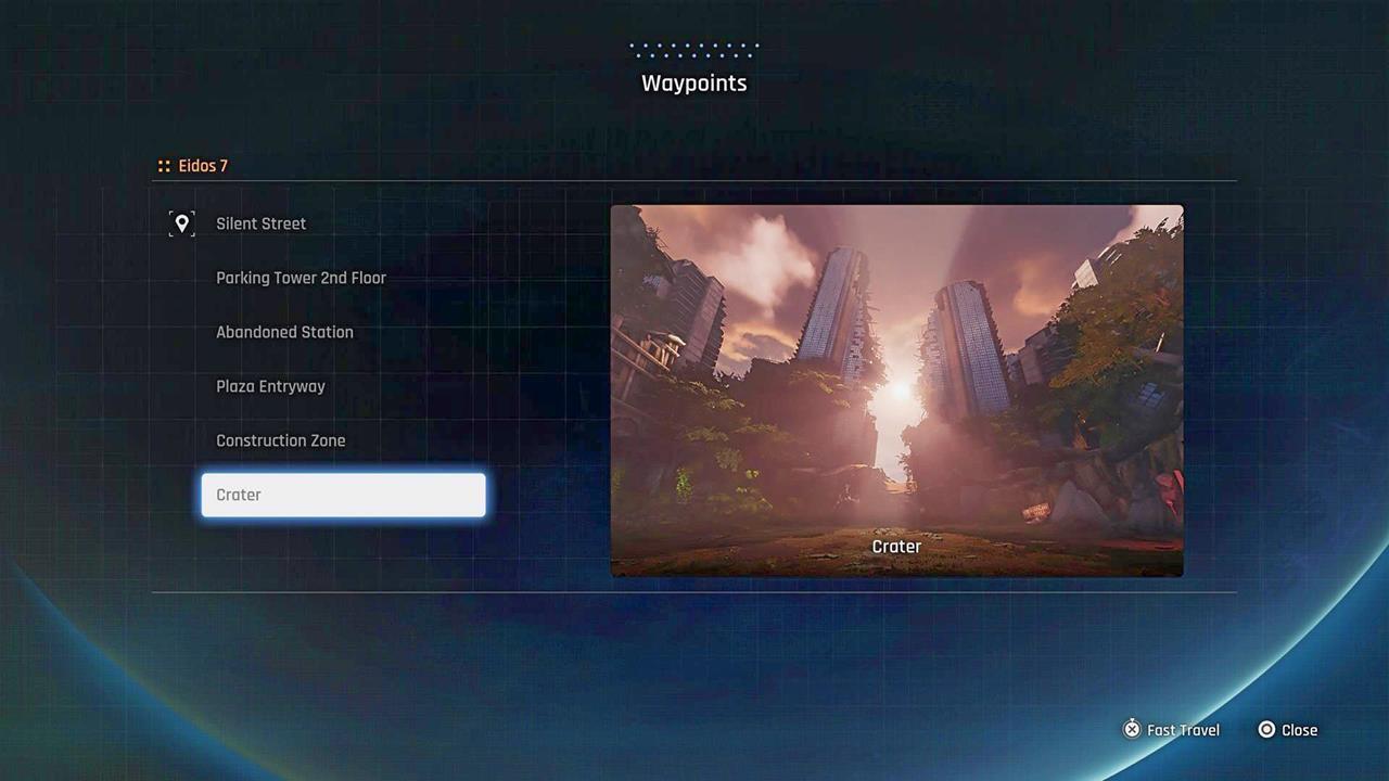 Fast travel in corridor worlds/regions