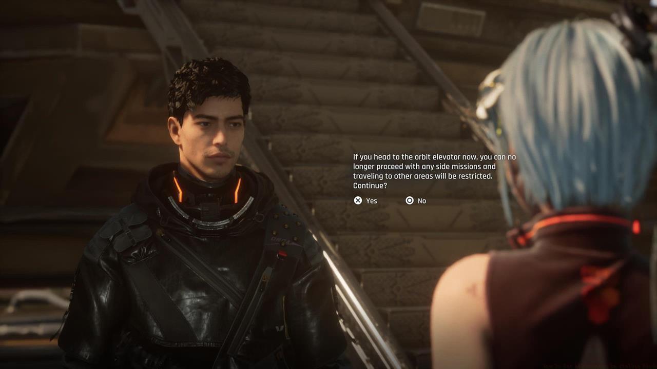 Point of no return: Lily's progress, Eidos 9, and Spire 4 (Orbit Elevator)