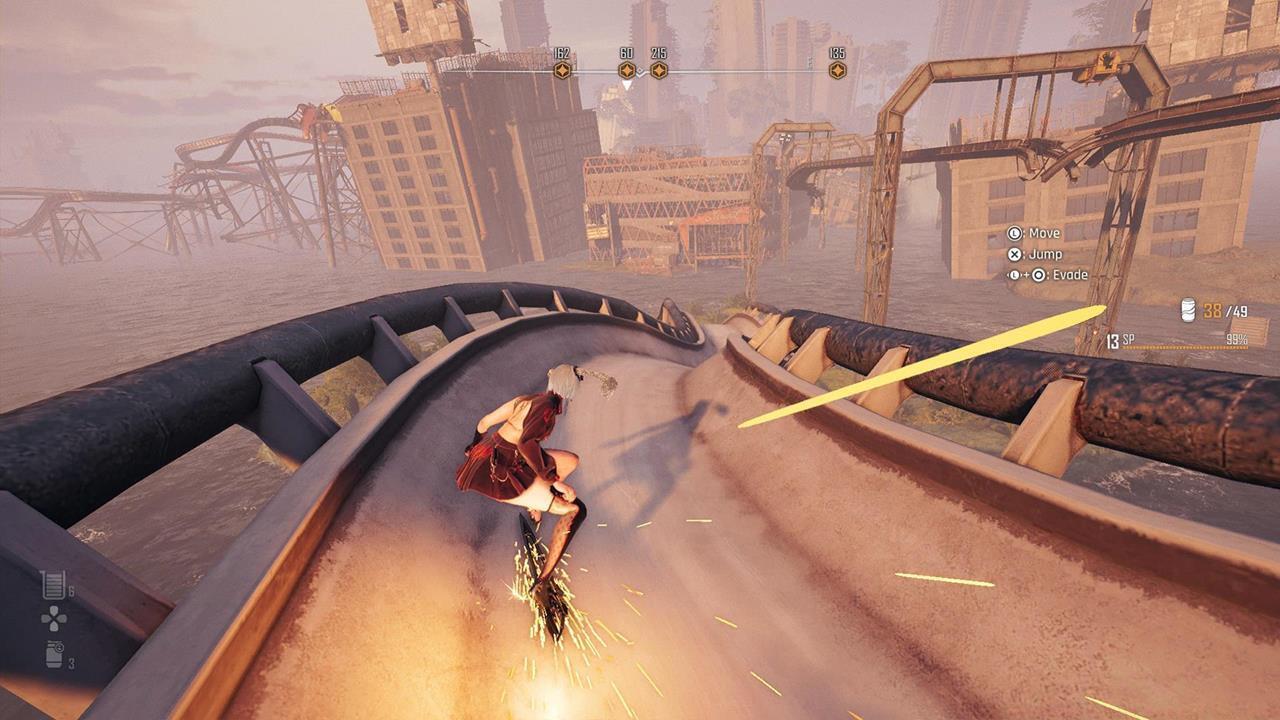 Roller coaster traversal and water hazards