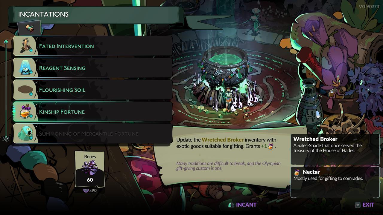 Reward from the Kinship Fortune Incantation