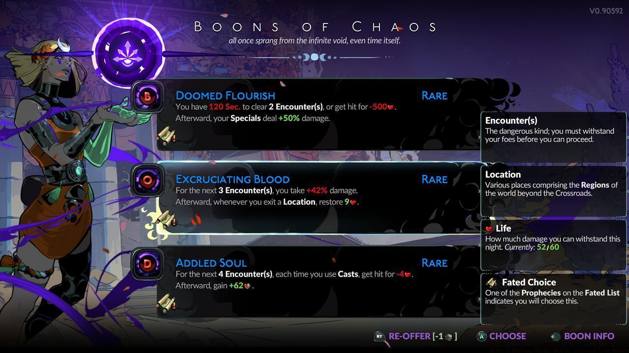 Primordial Chaos' cursed blessings