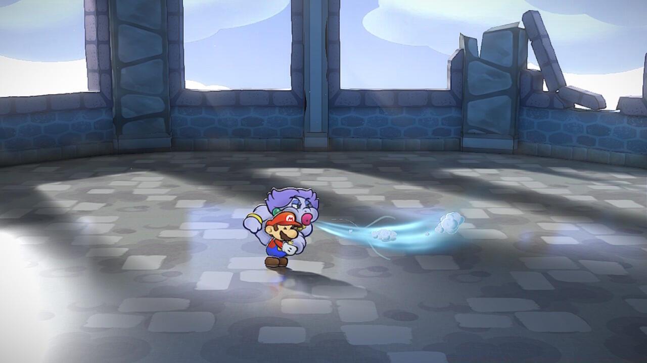 There's no fold or seam for this one, so it might take a few tries to get the position just right.