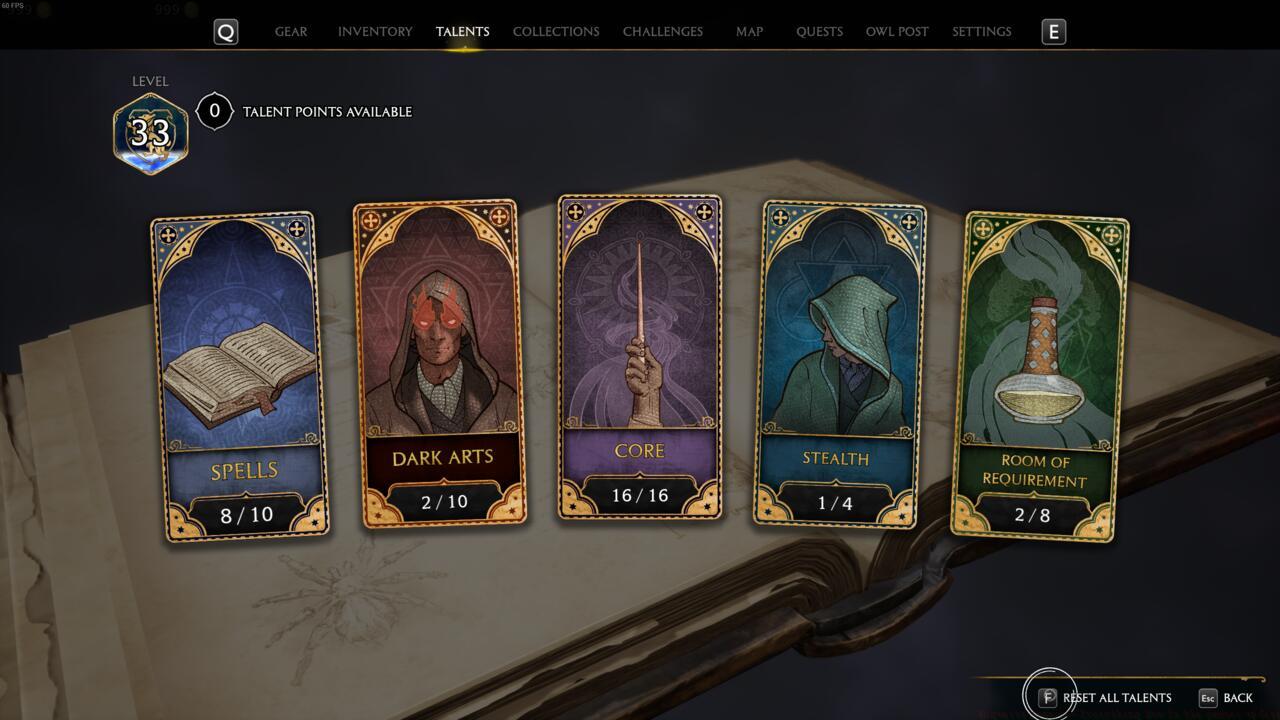 Respec Talent Points