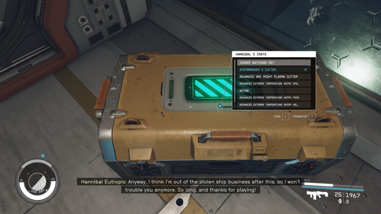 Taking the Loot and Completing the Quest