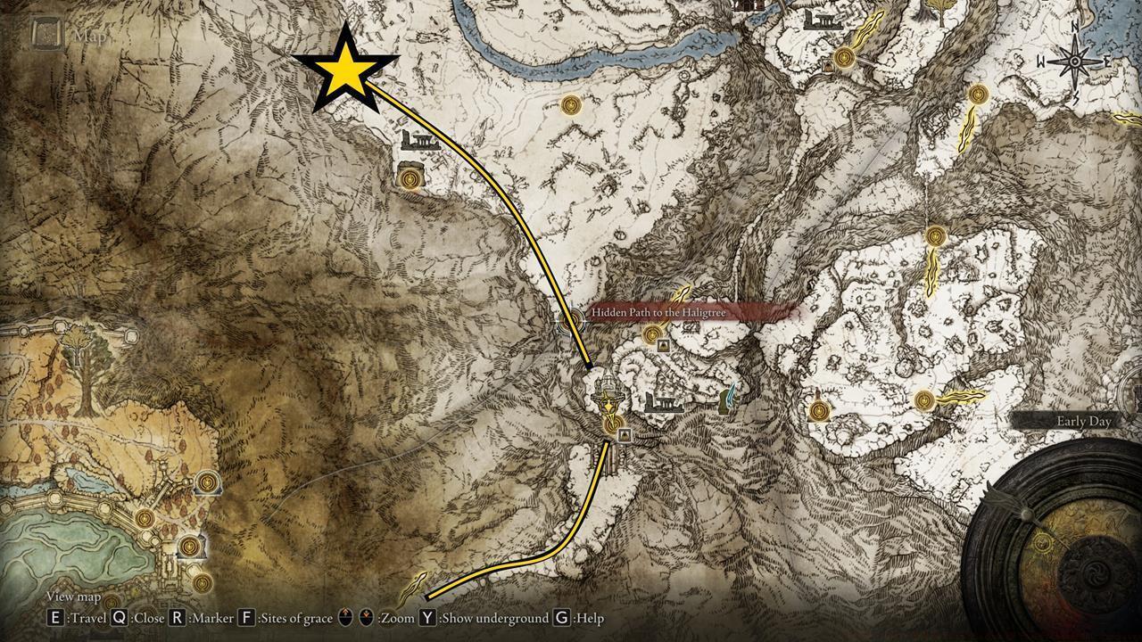 Grand Lift of Rold to Consecrated Snowfield teleporter