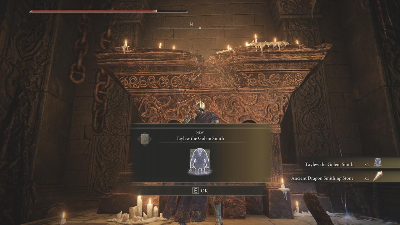 Keep gathering more upgrade materials from forges and catacombs