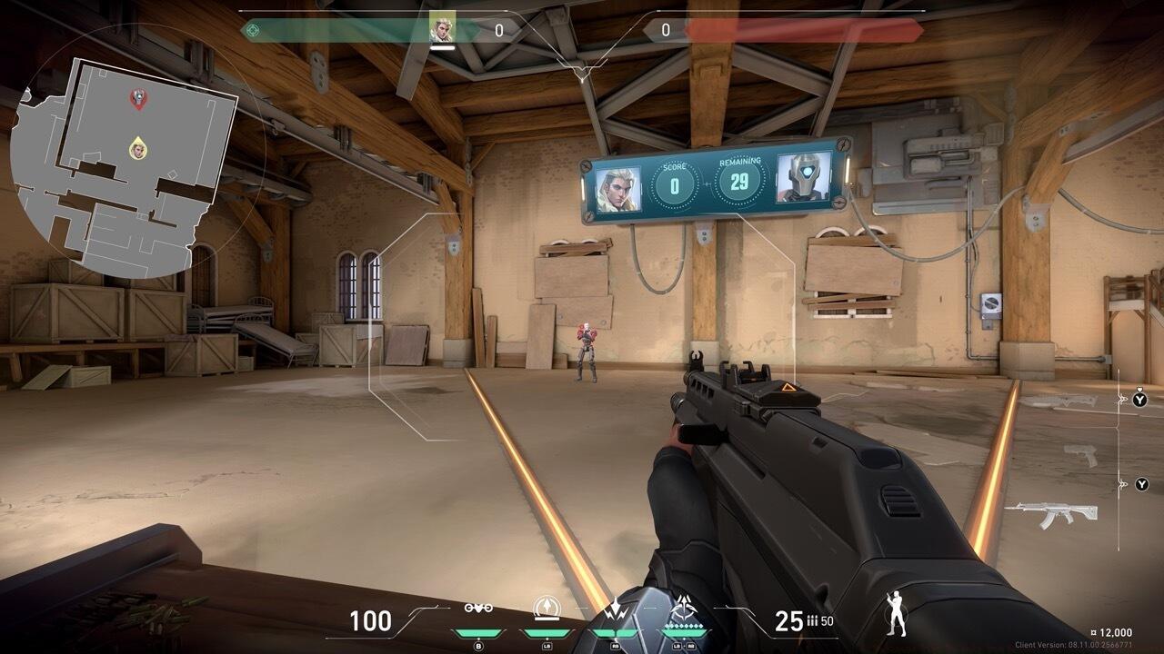Use the shooting range to fine-tune your aim settings
