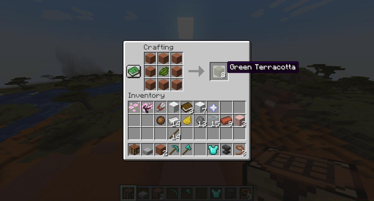 Making a colored Terracotta block