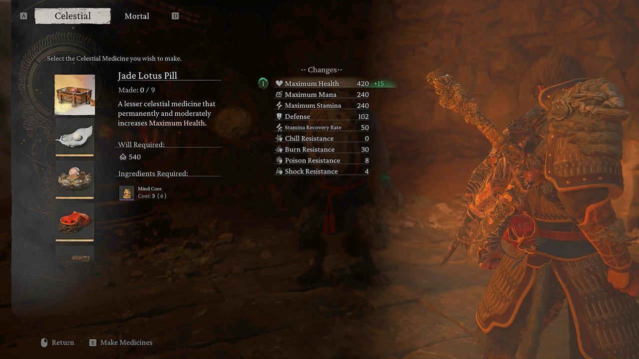 Xu Dog: Celestial Medicines function